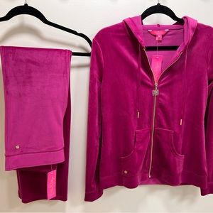 NWT🎄 Lilly Pulitzer Velour Set size Small